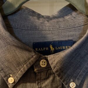 Ralph Lauren Charcoal Button-Down Shirt
